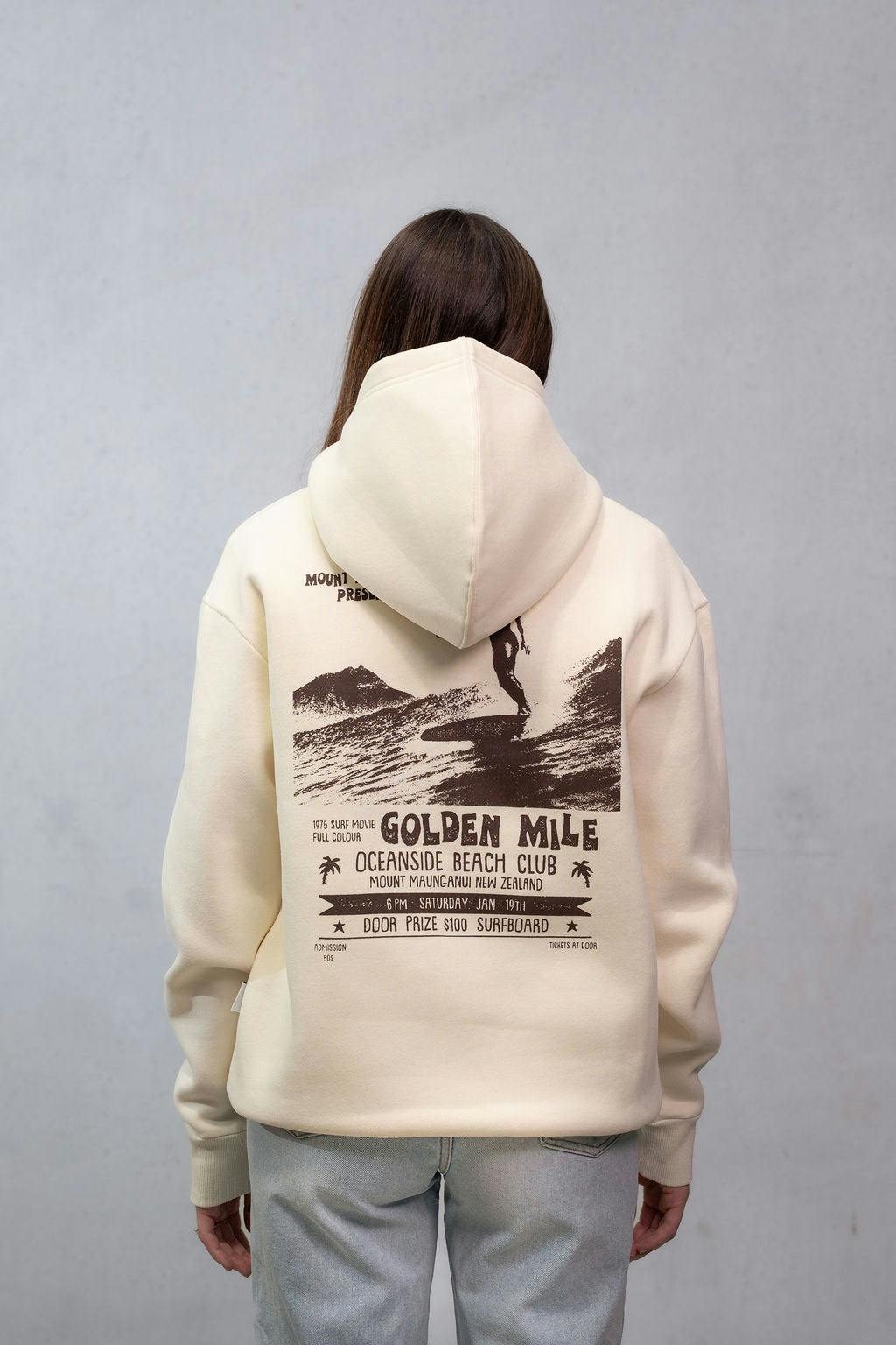 The Golden Mile Hoodie - Natural
