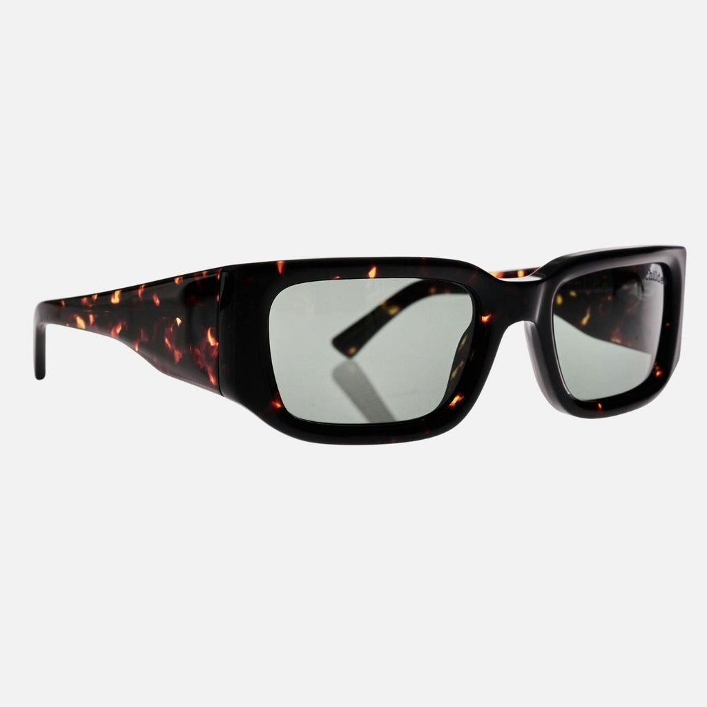 SoliTV Gloss Havana Tort | Green Polarised Bio Lens