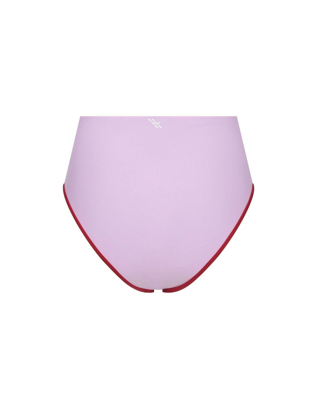 Bikini Bottom High Waist ― Lilac / Red