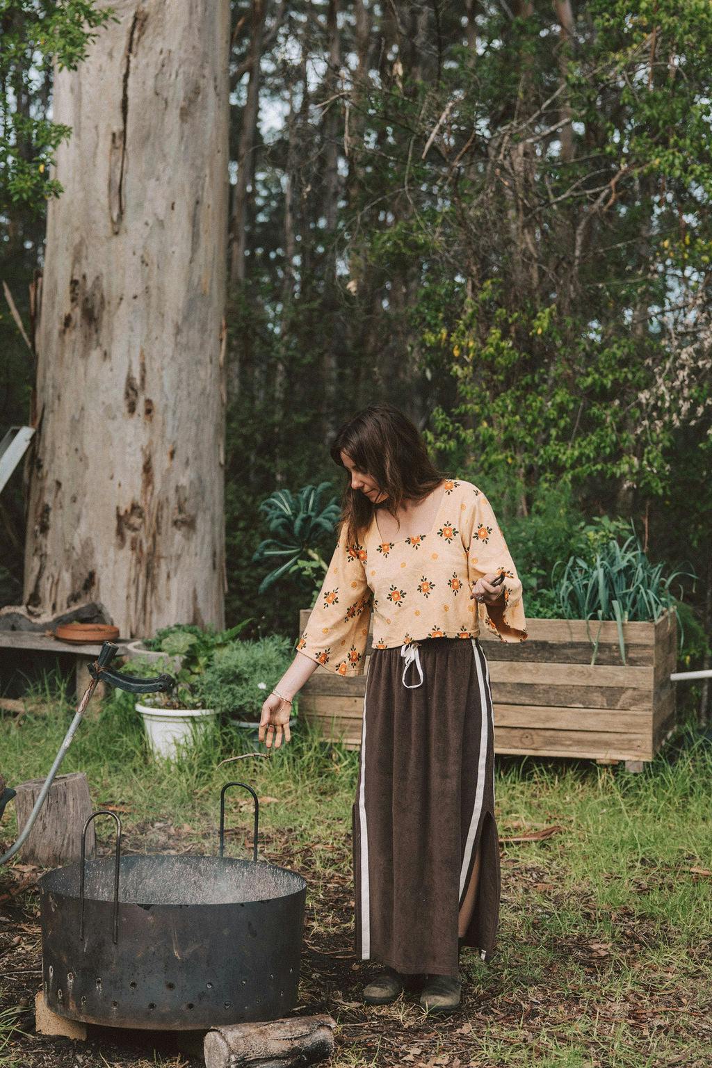 Terry Smock Top Nasturtium