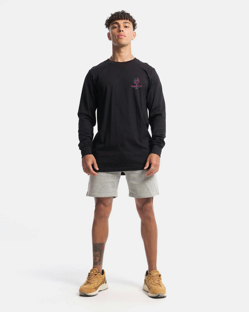 Flamingo Club Long Sleeve Tee