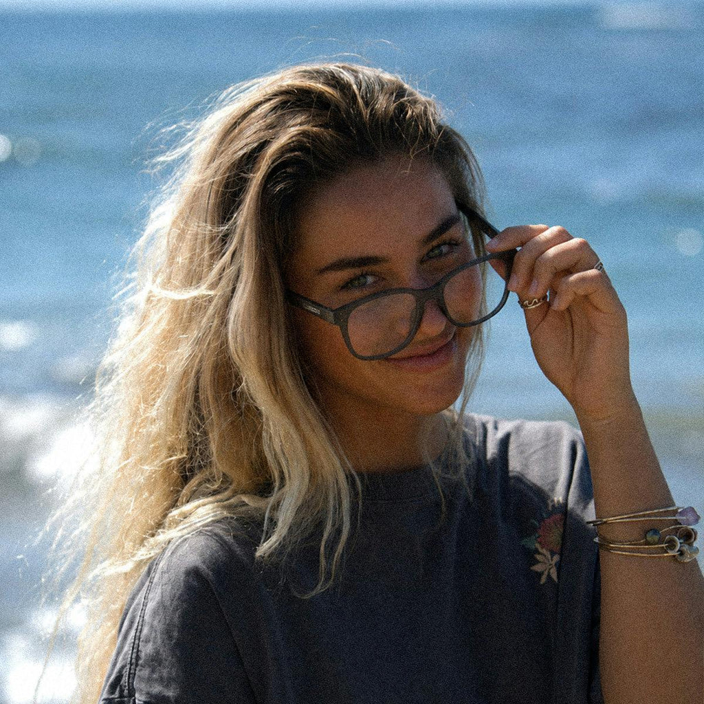 Homeland - Blue Light Grey Translucent Frame Glasses