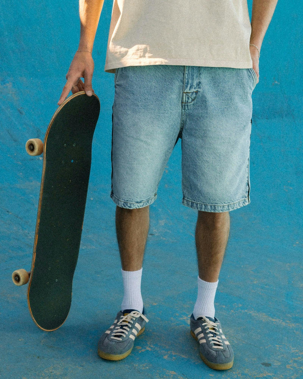 Frank Denim Short - Blue