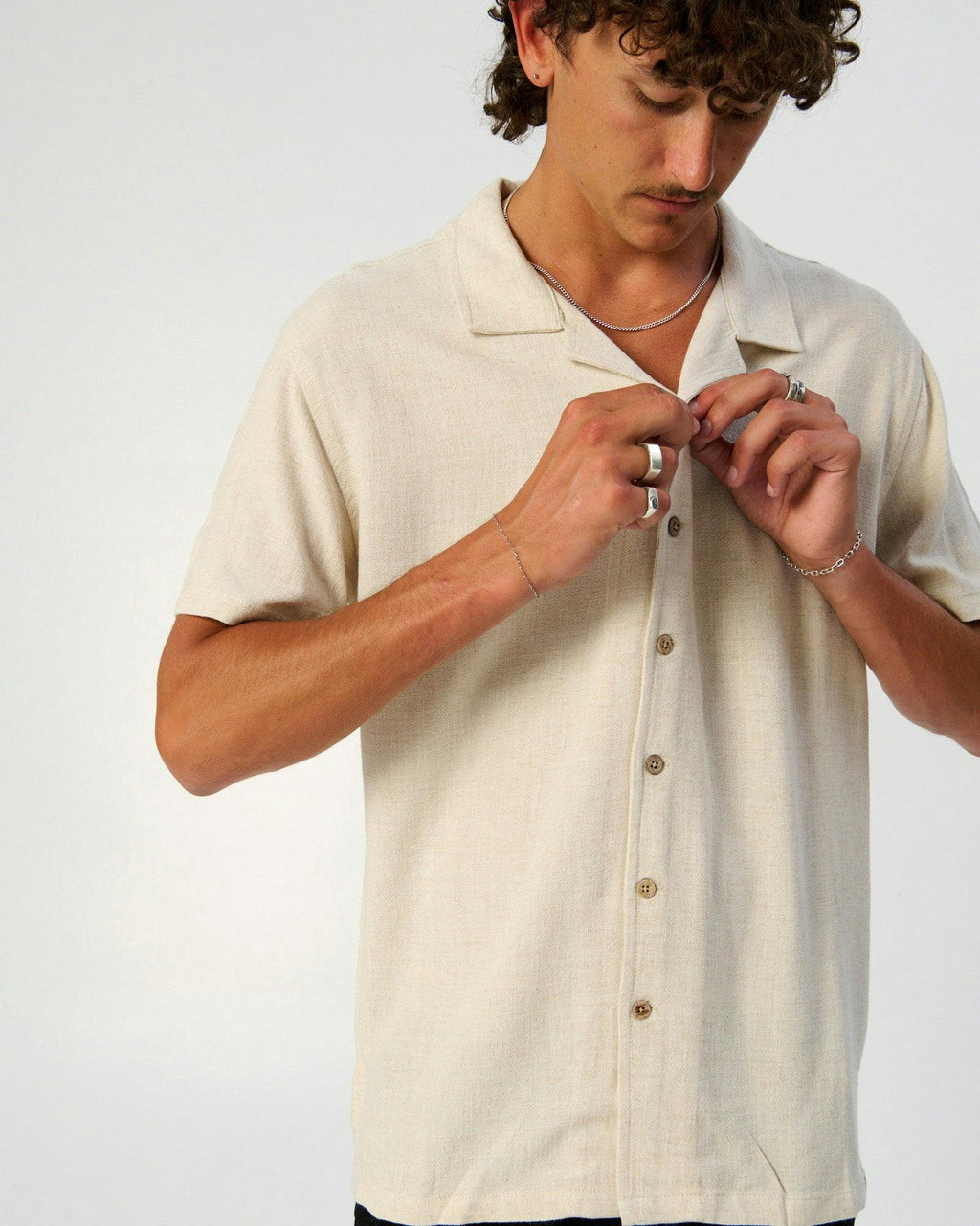 Ernie Resort Shirt - Oatmeal