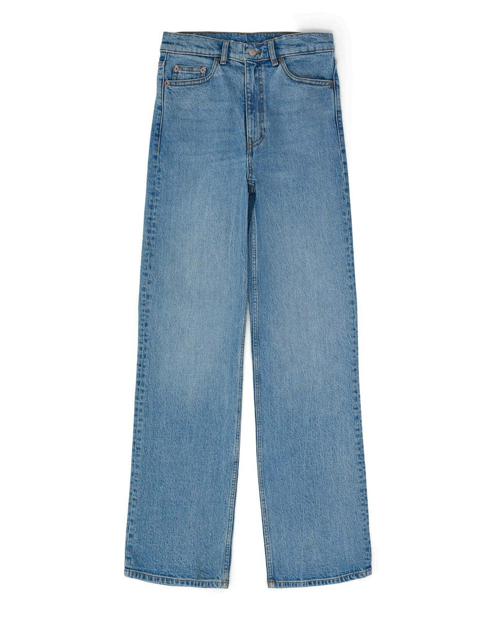 Echo High Straight Jeans - Bay Blue Jay