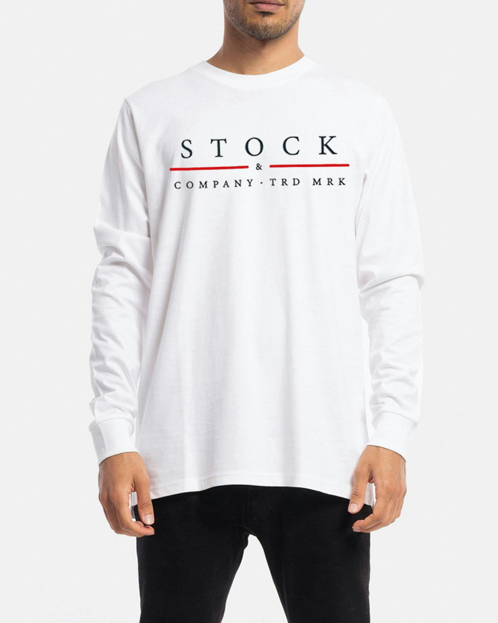 Red Line Long Sleeve Tee