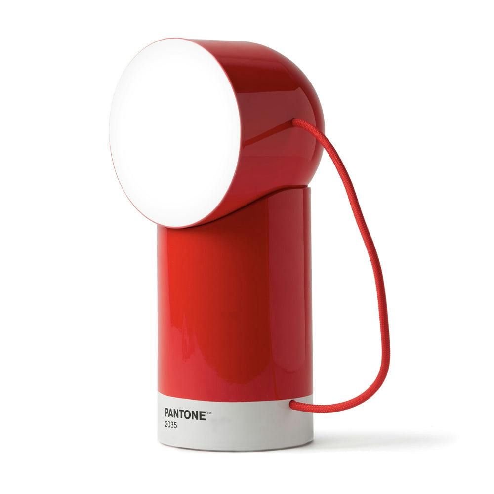 Lexon Orbe Portable Led Lamp With Moving Head PANTONE - 2035 Red