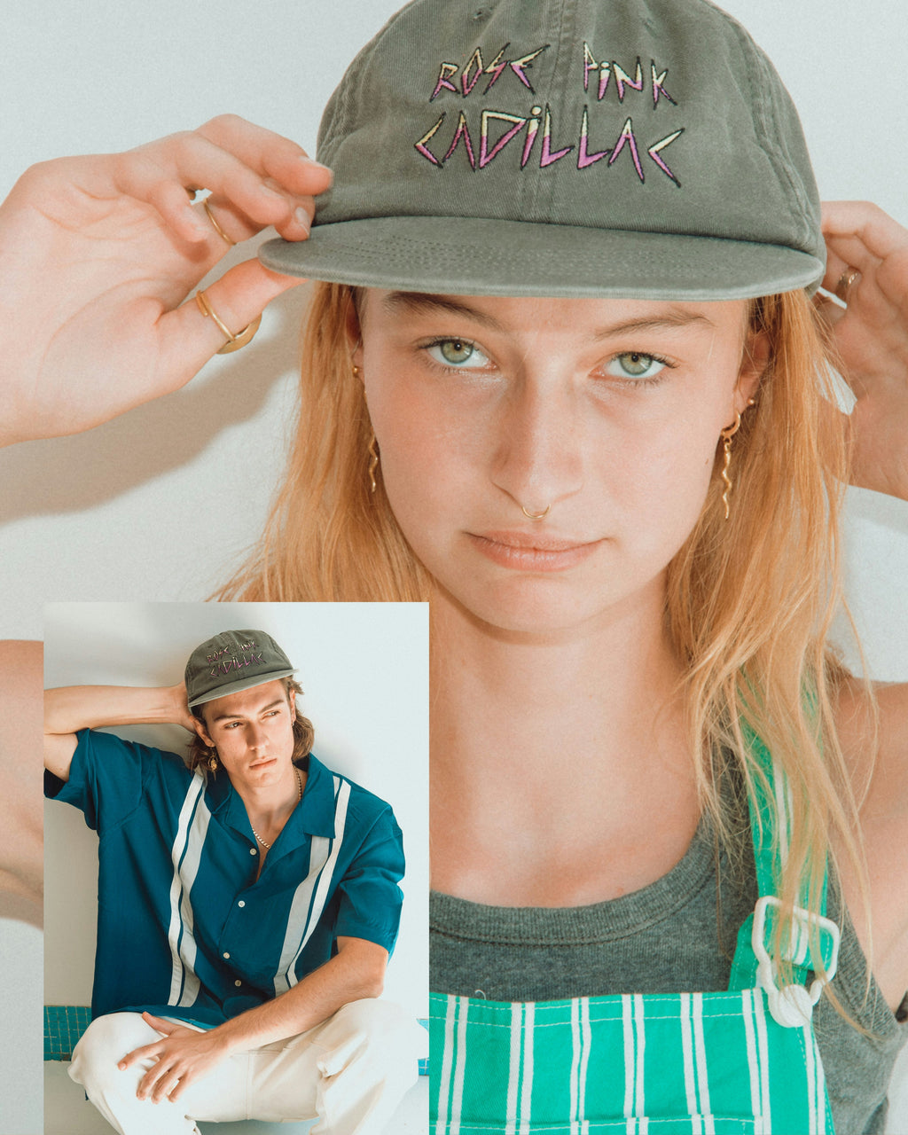 Dope Lemon // Stone Wash Dad Cap // Rose Pink Cadillac