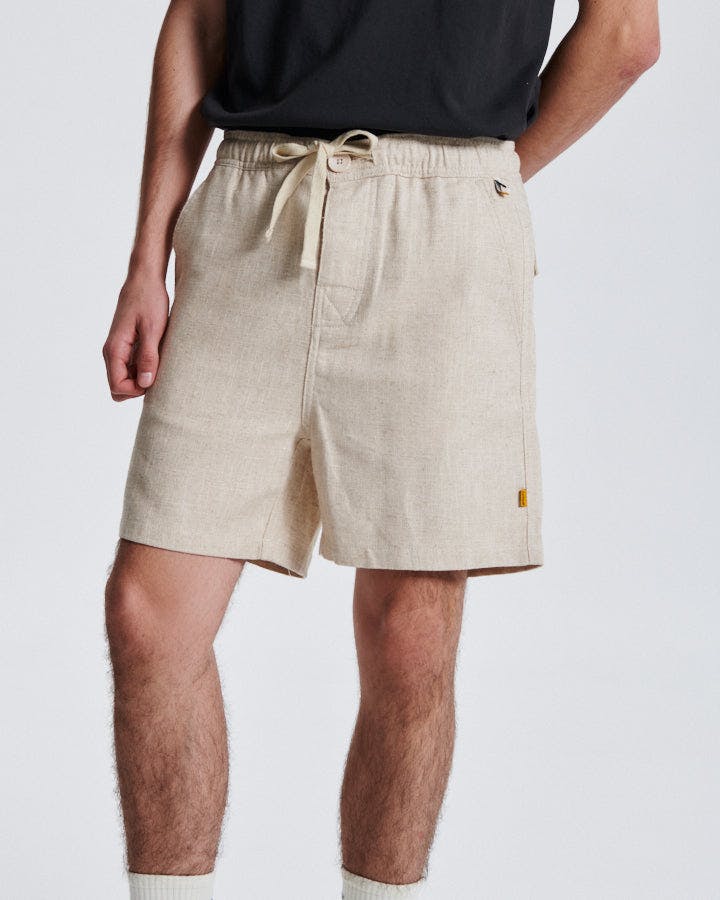 Cruiser Linen Short - Ecru