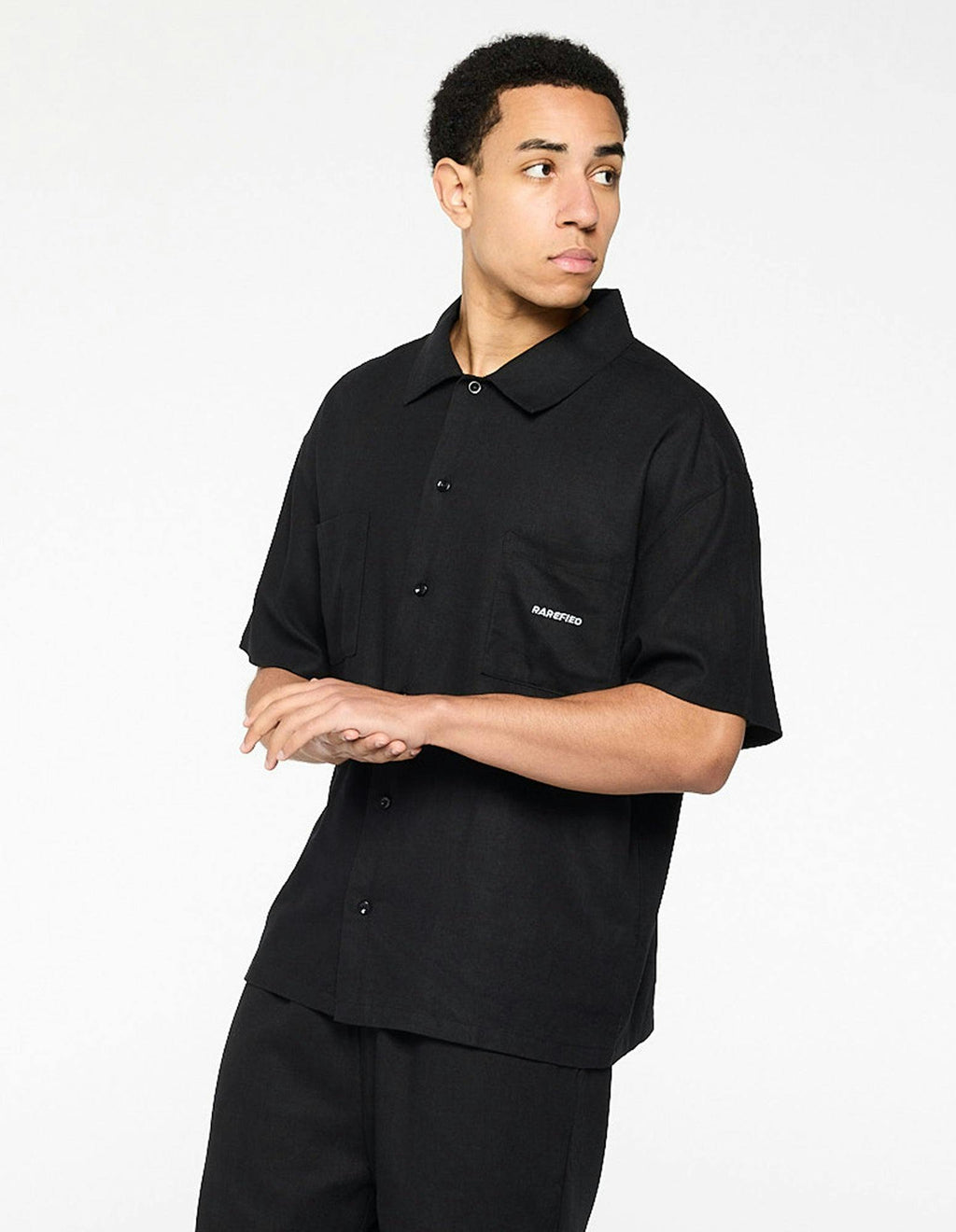 Linen Summer Shirt - Black