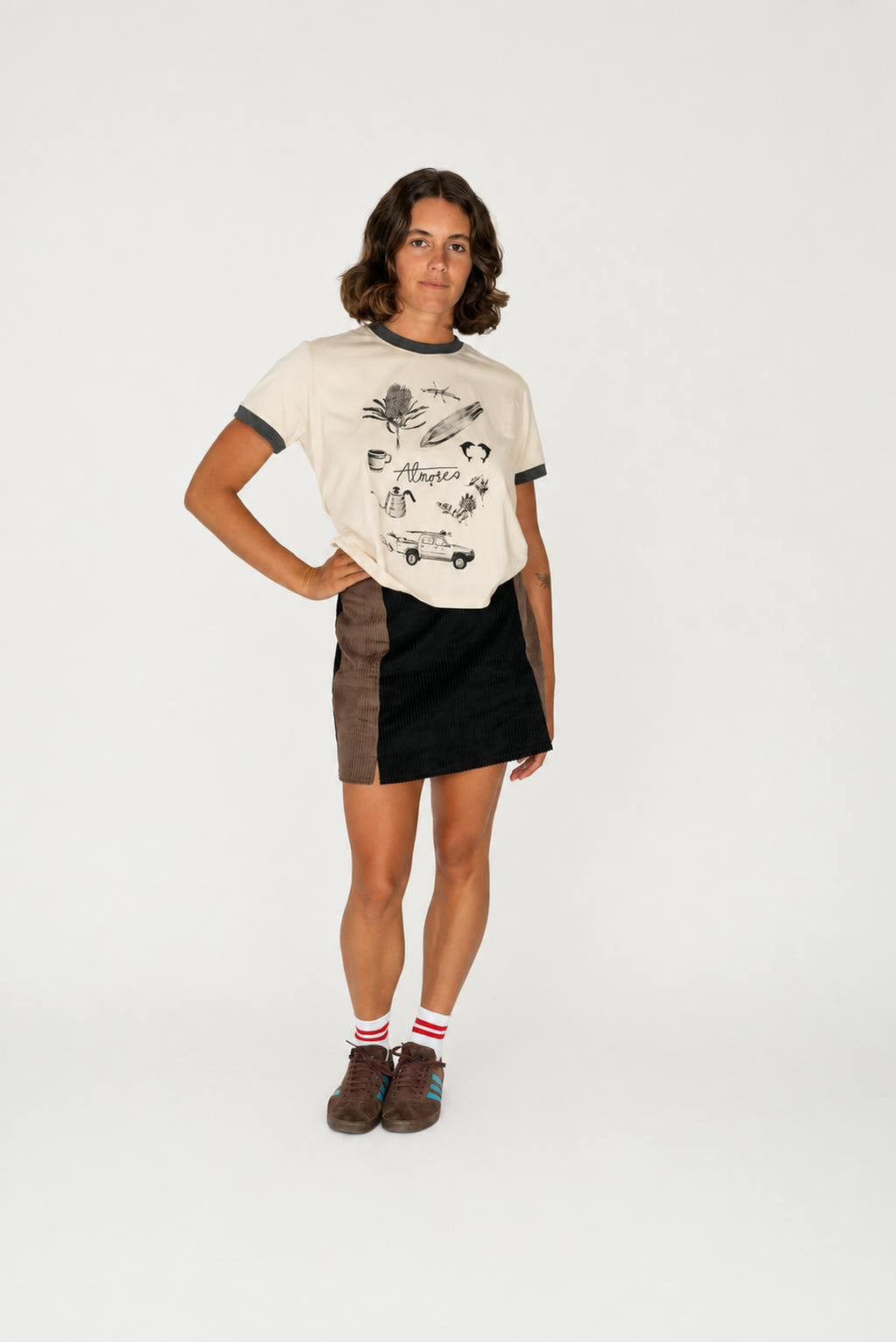 Mimosa Corduroy Mini Skirt