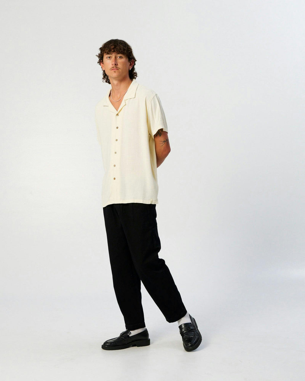 Ernie Resort Shirt - Ecru