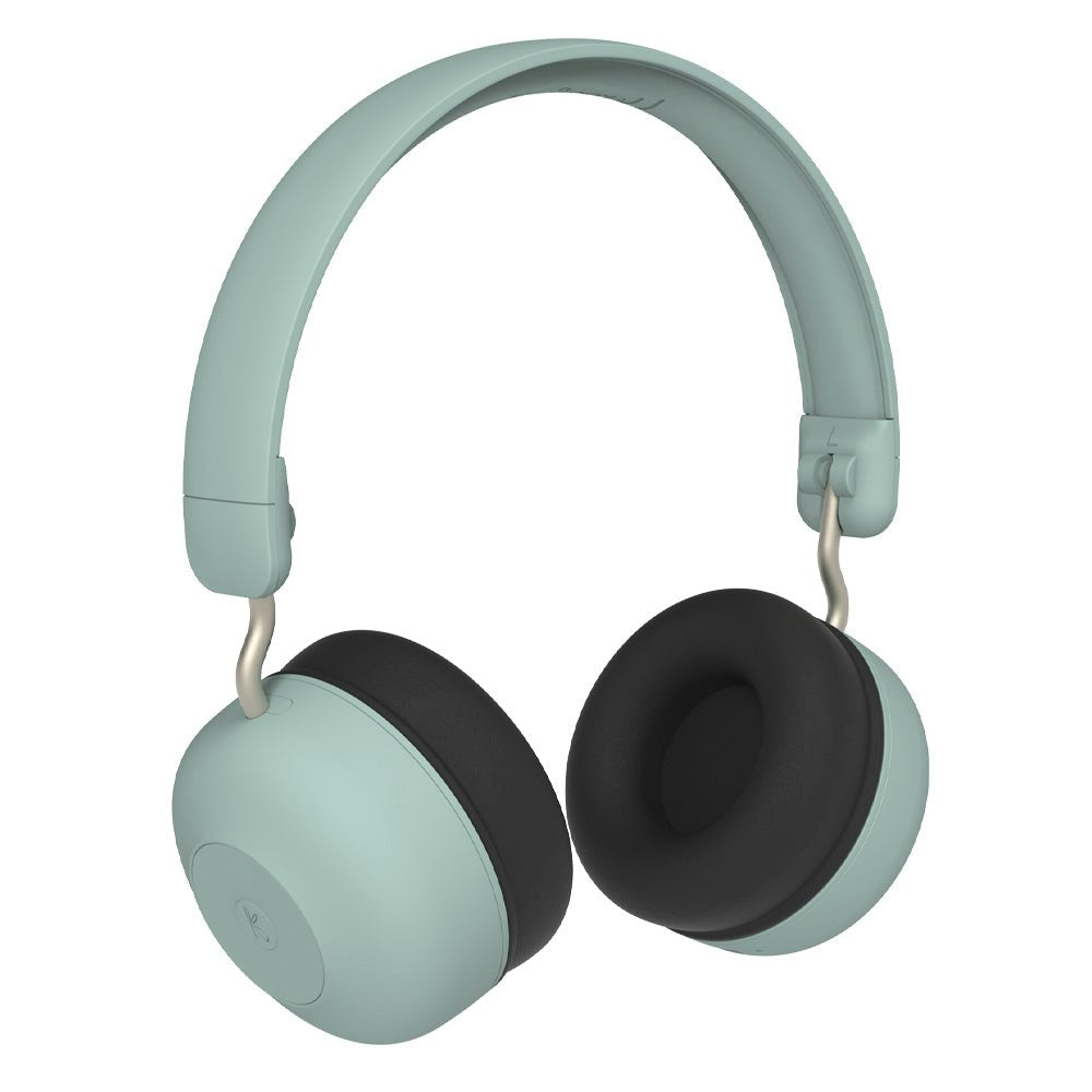 Kreafunk Kids Buzz Bluetooth Headphones W/ Anc - Dusty Green