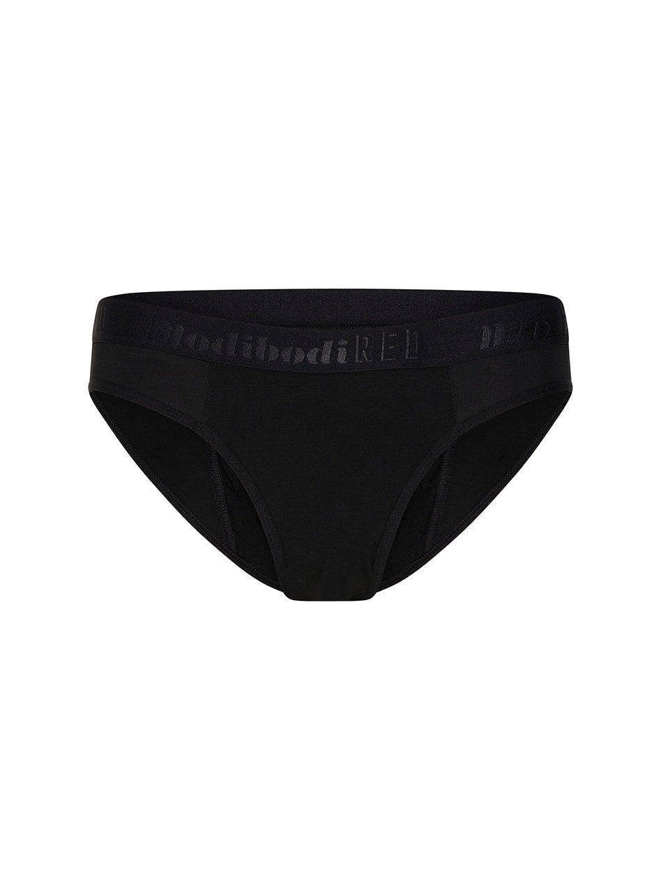 Teen Hipster Period Underwear Bikini Super Absorbency Black