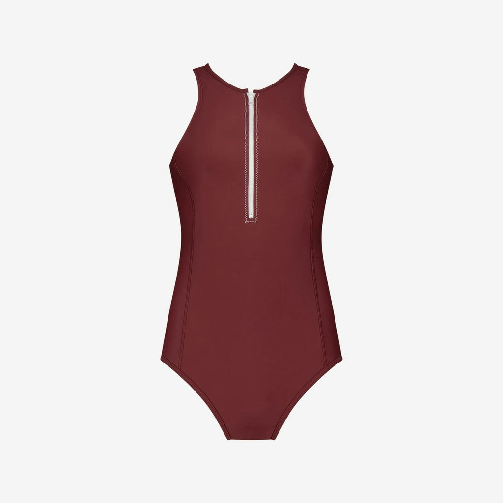 Yemaya One Piece Swimsuit Full Coverage ― Red