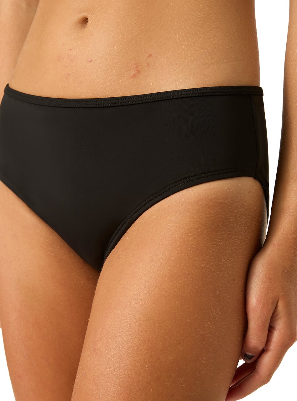 Teen Swimwear Period Bikini Brief Light Absorbency Black
