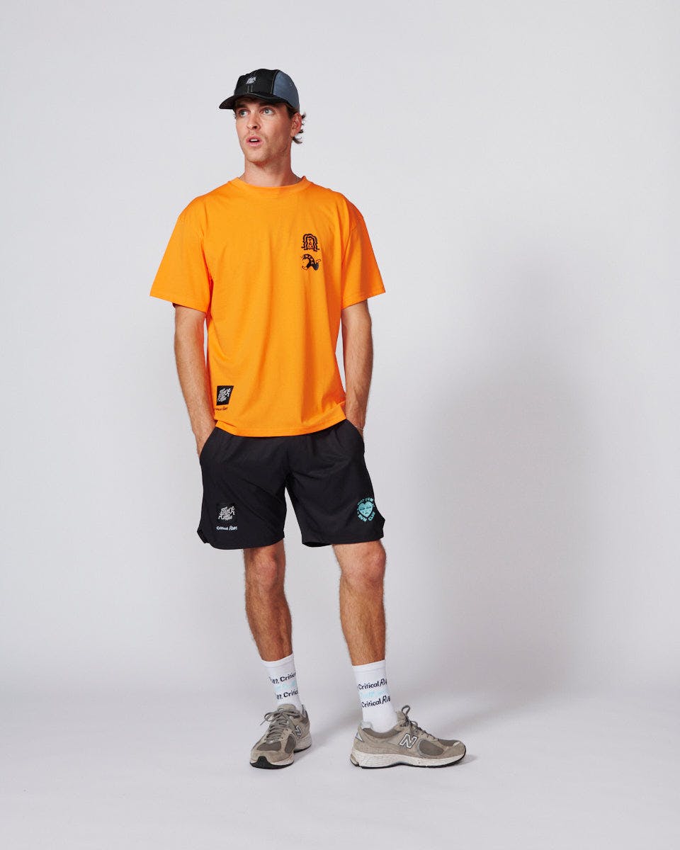 The Stacked Run Tee - Vintage White
