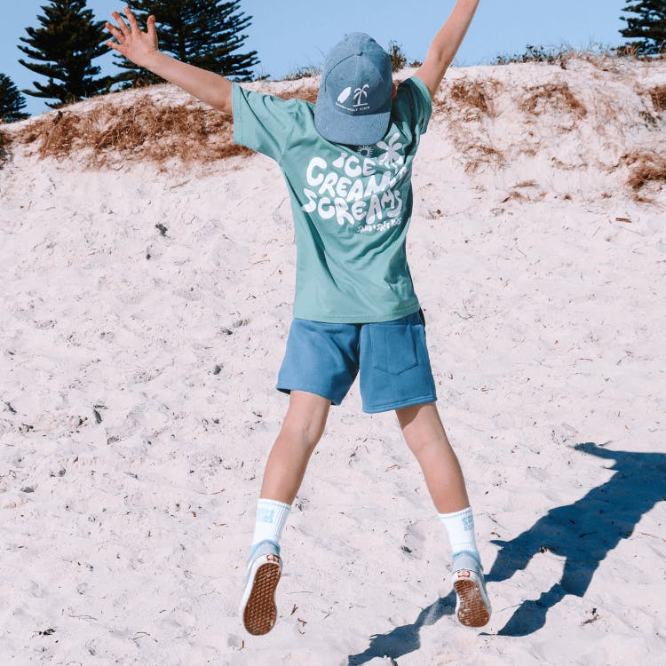 Ocean Dreams Sage Kids Tshirt