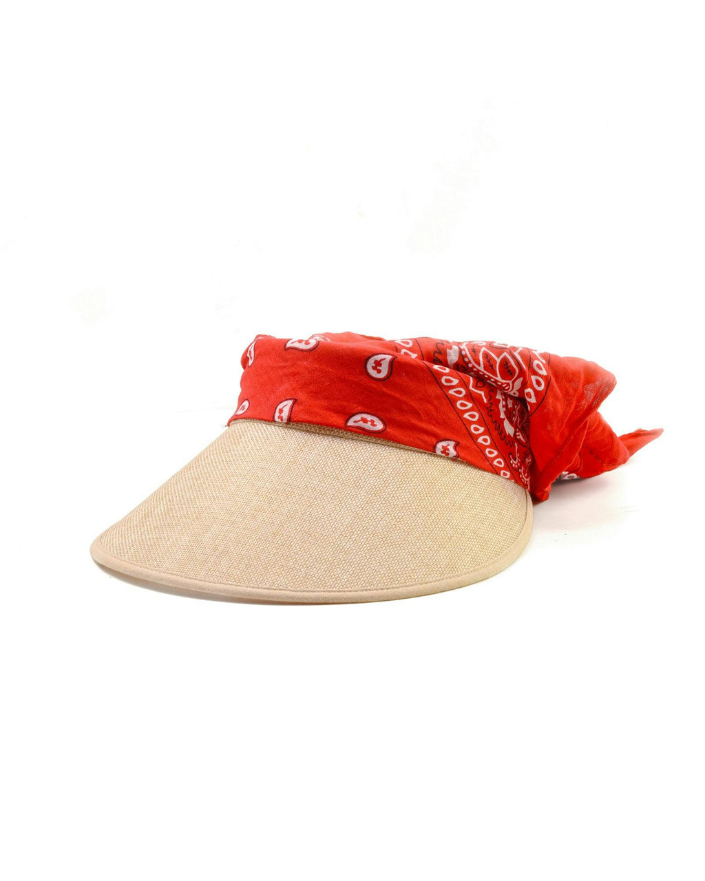 The Bandit Visor – Red Bandana