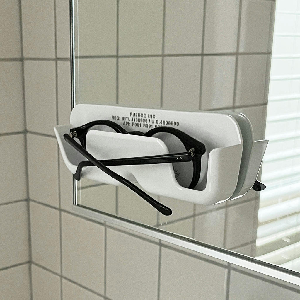 Puebco Aluminium Die Casting Glasses Holder in White