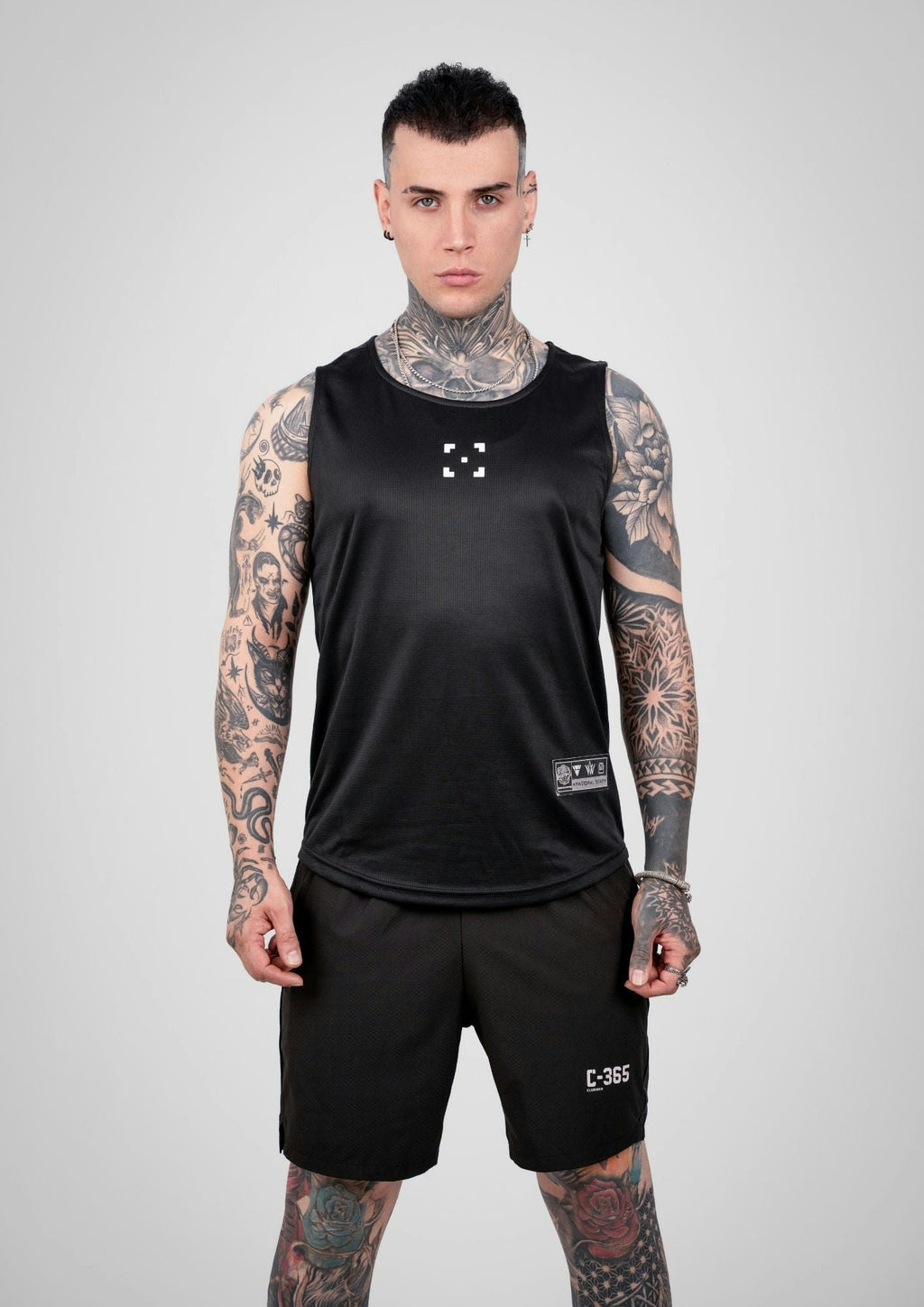 C-365 Sculpt Singlet - Black