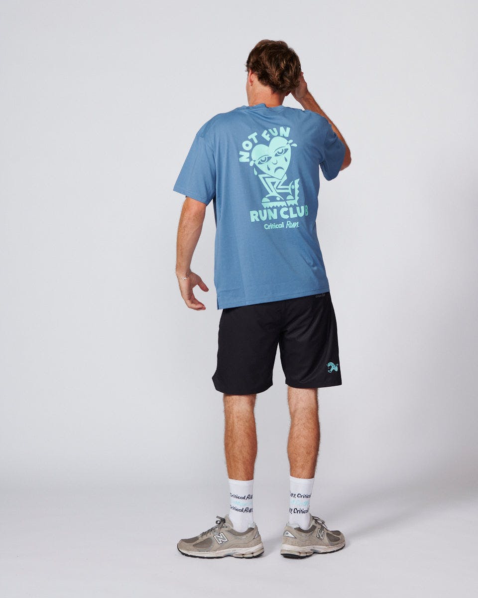 Run Club Heart Tee - Blue