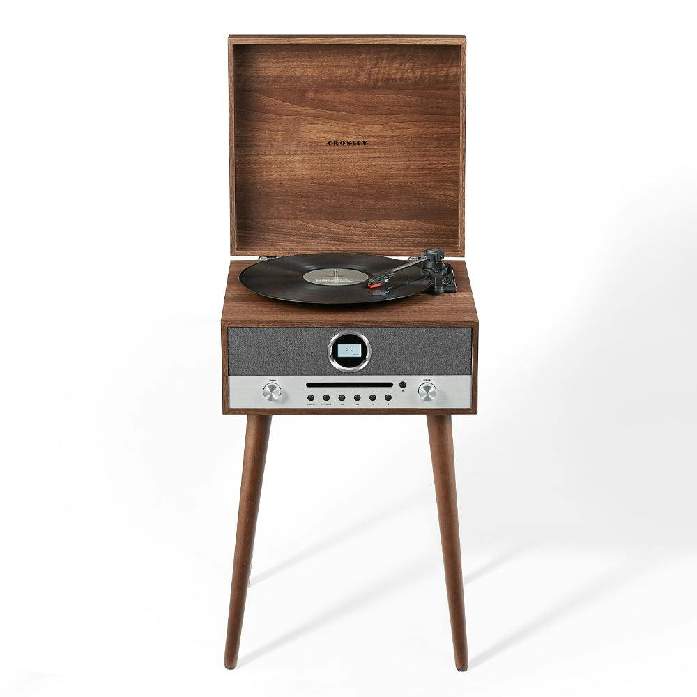Crosley Nash 7-in-1 Vinyl Record Player - Walnut