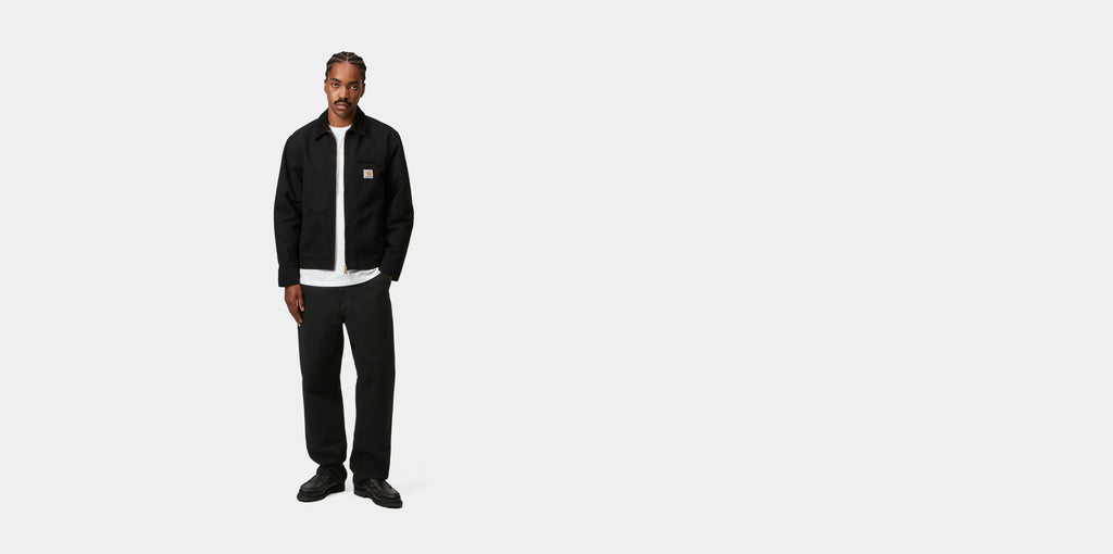 Carhartt WIP OG Single Knee Pants in Black Rinsed