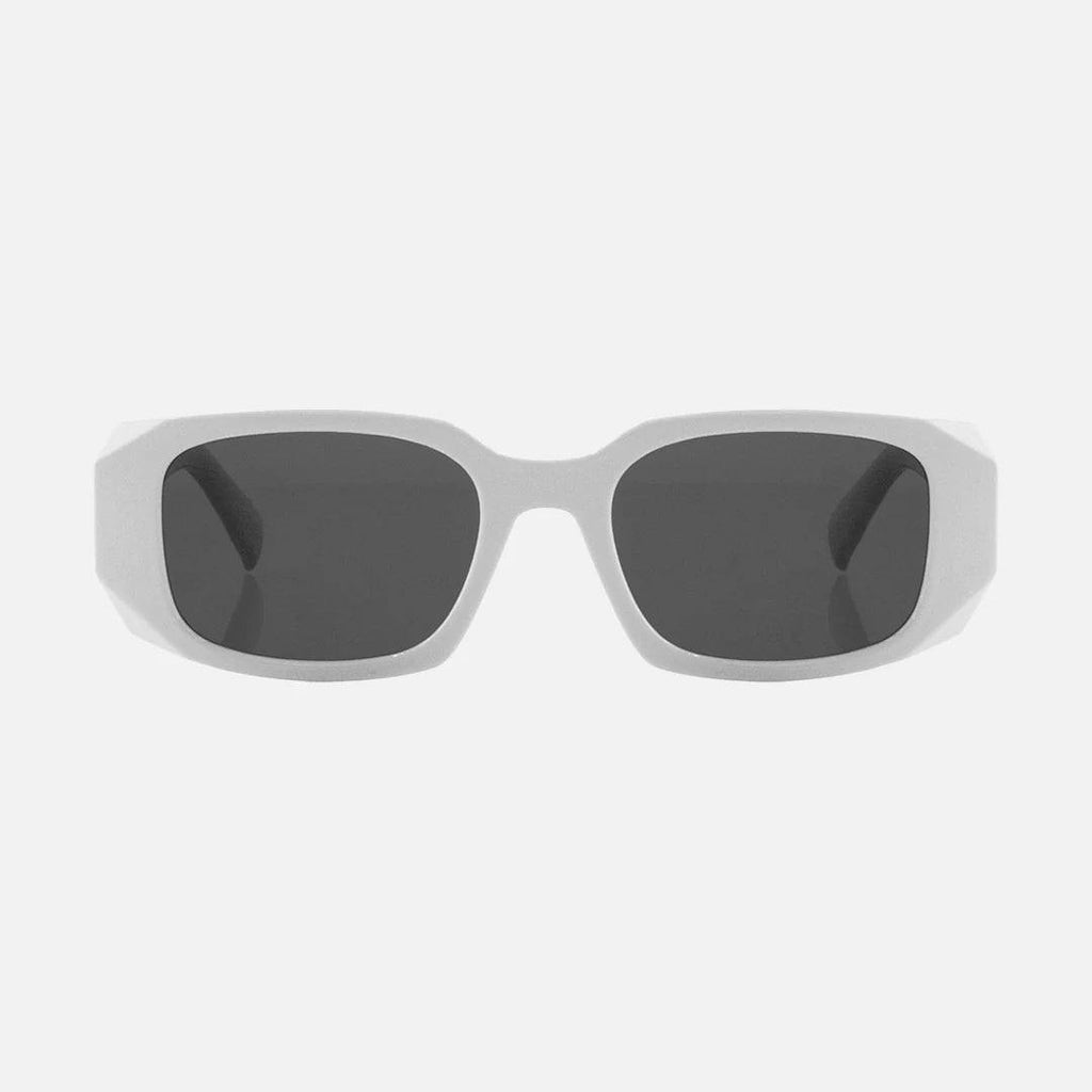 Milan - Gloss White Dark Grey Lens