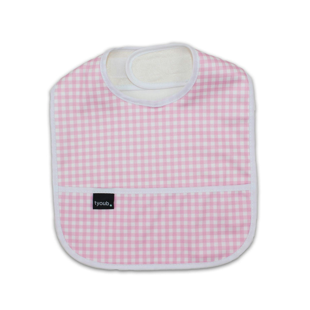 Baby Bib Tyoub Stay-dry - Pink Gingham