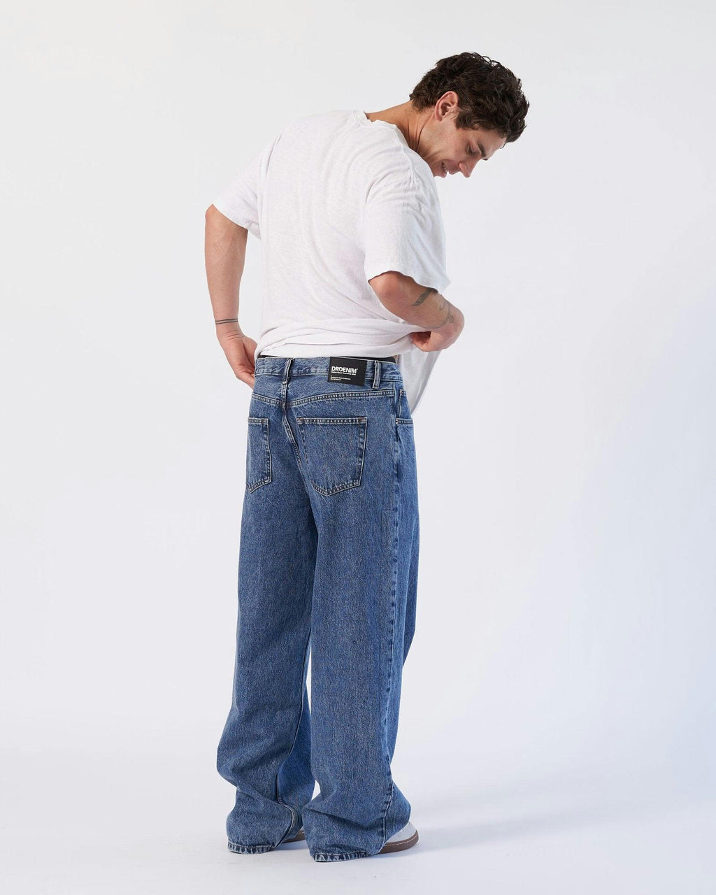 Cormac Baggy Jeans - Stream Sky Retro