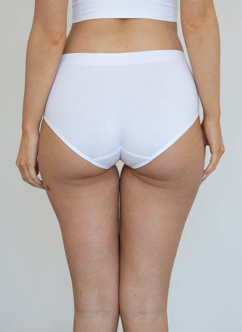 Classic Modal Full Brief Underwear 7 Pack - White