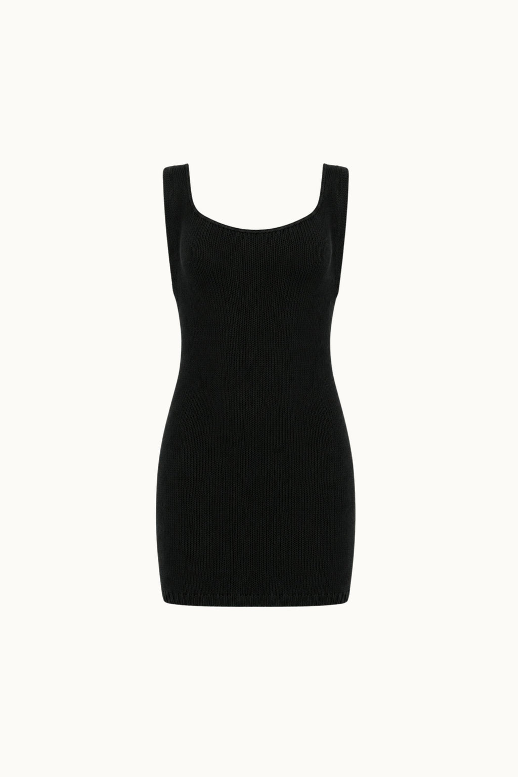 YACHT KNIT DRESS - BLACK