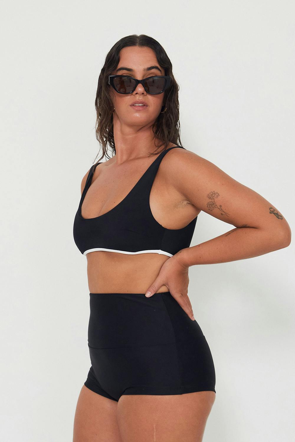 Bralette Bikini Top - Black