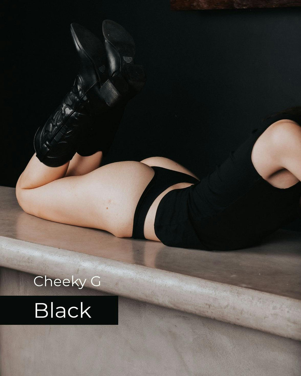 Cheeky Modal G-String Underwear 7 Pack - Black