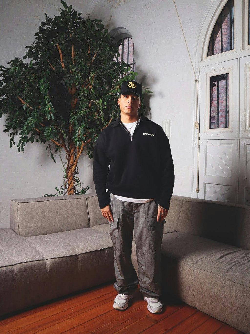 Pit Crew Cargo Pants - Grey