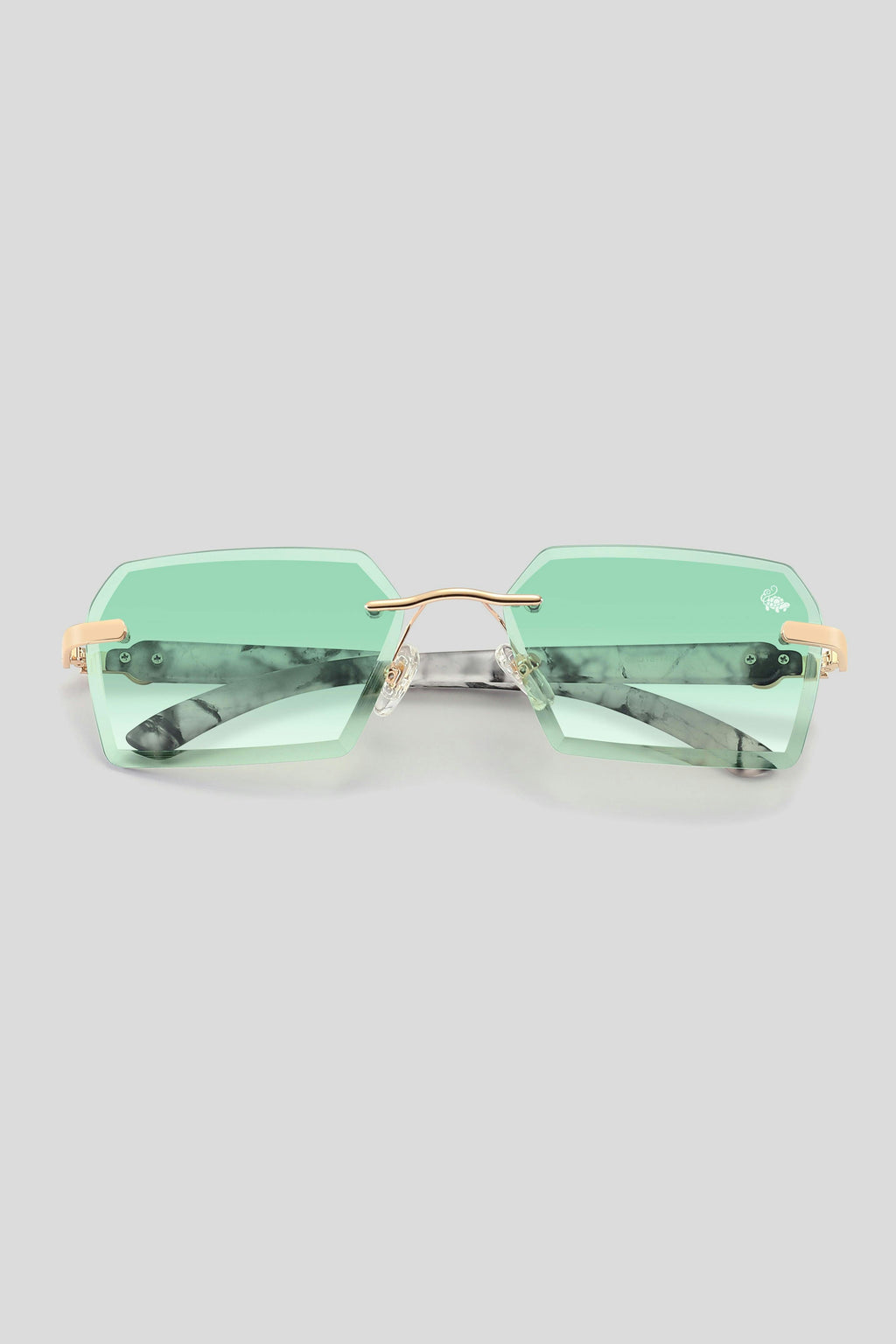 Kennedy White Marble Gold | Green