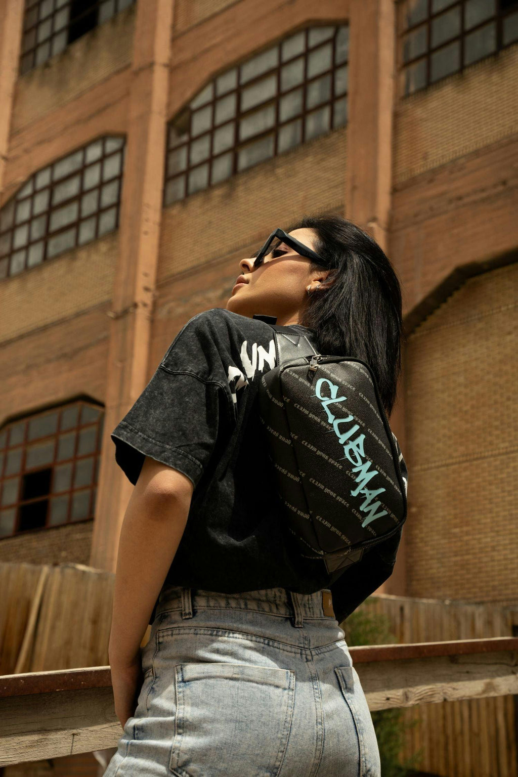 Clubman Handstyle Deluxe Belt Bag - Black