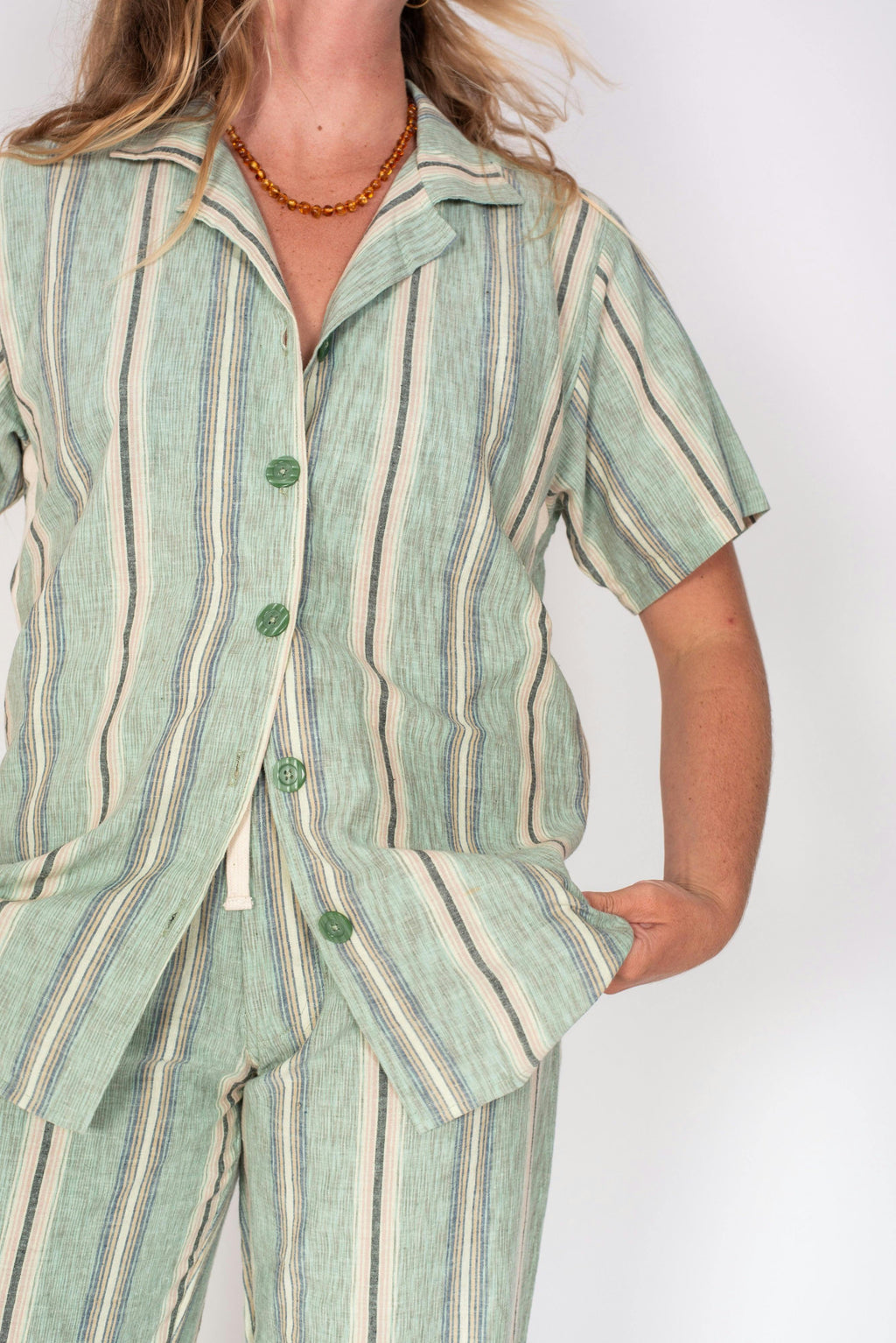 Unisex Shirt in Holiday Stripe