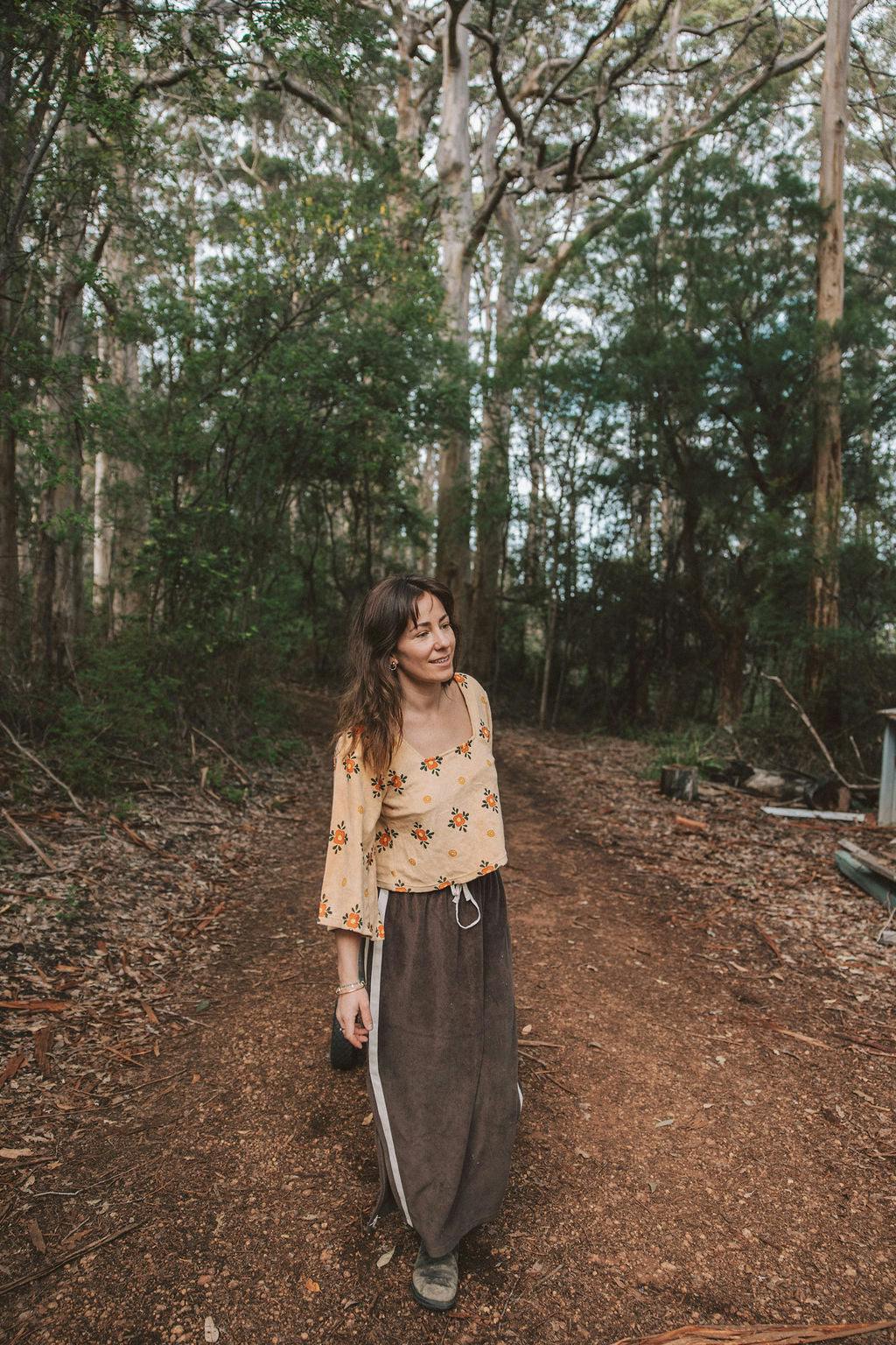 Terry Smock Top Nasturtium