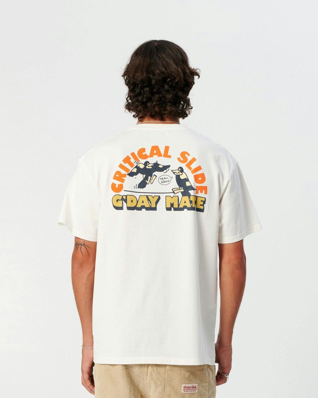 Gday Mate Tee - Vintage White