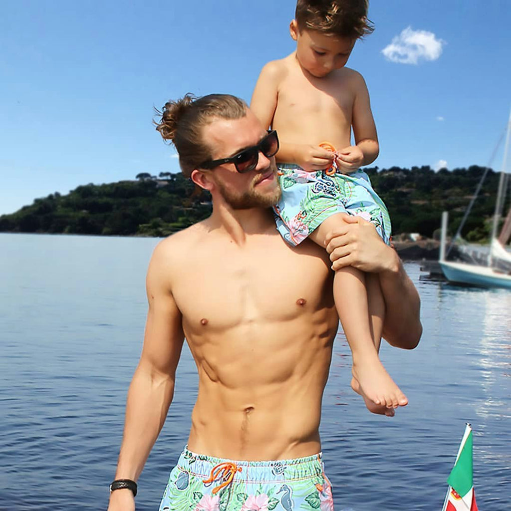 Fiji Swim Shorts Celeste Kids