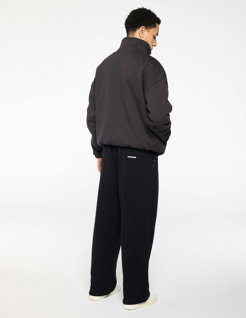 Quarter Zip Jumper - Charcoal