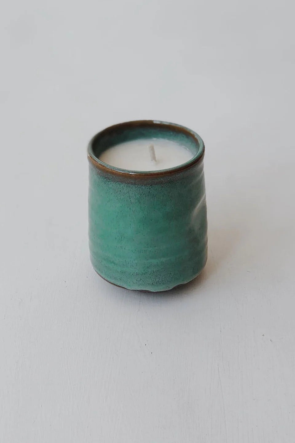 Provider Store Kadoma Japanese Ceramic Candle Green