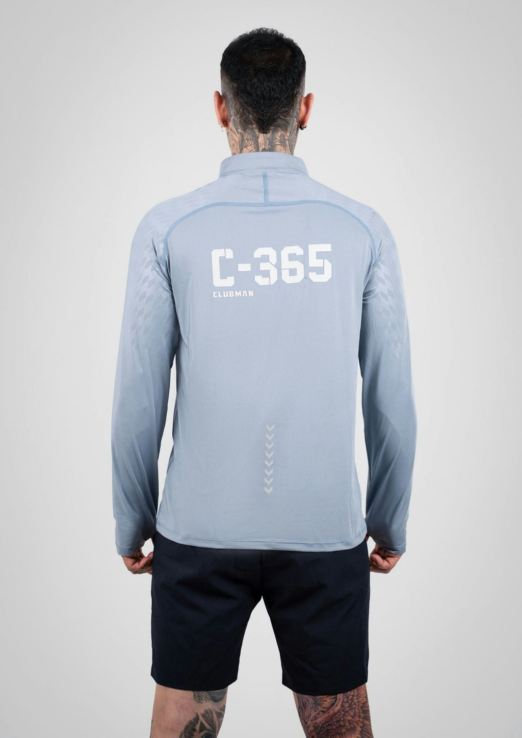 C-365 Elevate Zip Long Sleeve (Model 823303) - Haze Blue
