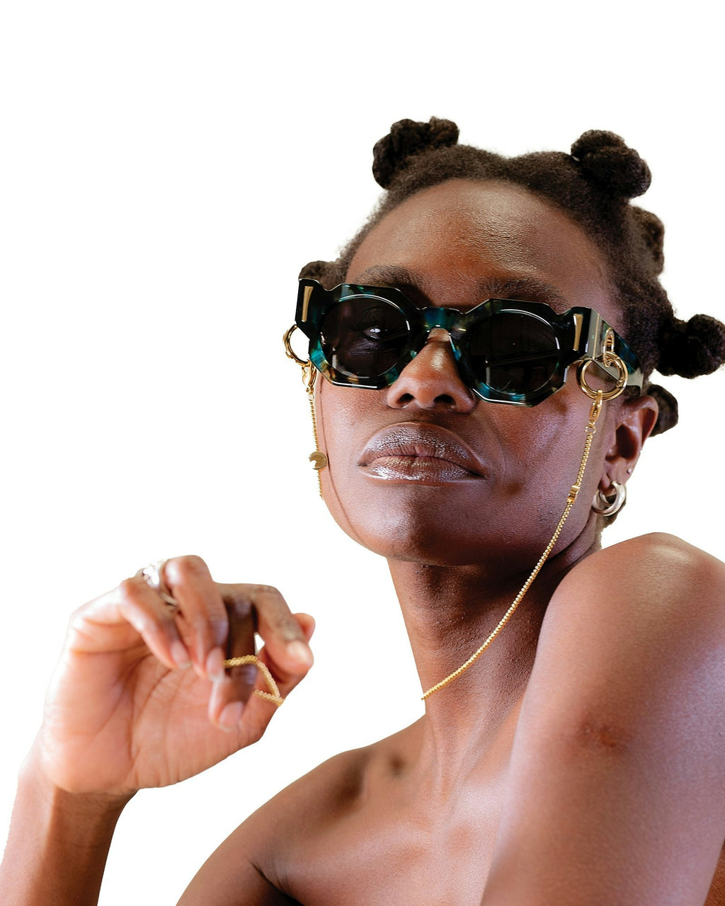 The Cosmos Galaxy Sunglasses | Black Polarised Lenses