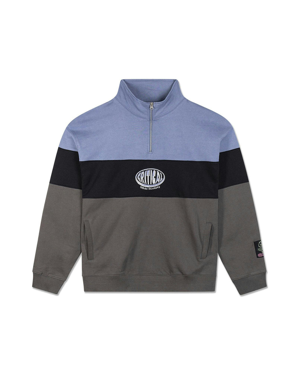 Buzzed 1/4 Zip Fleece - Blue