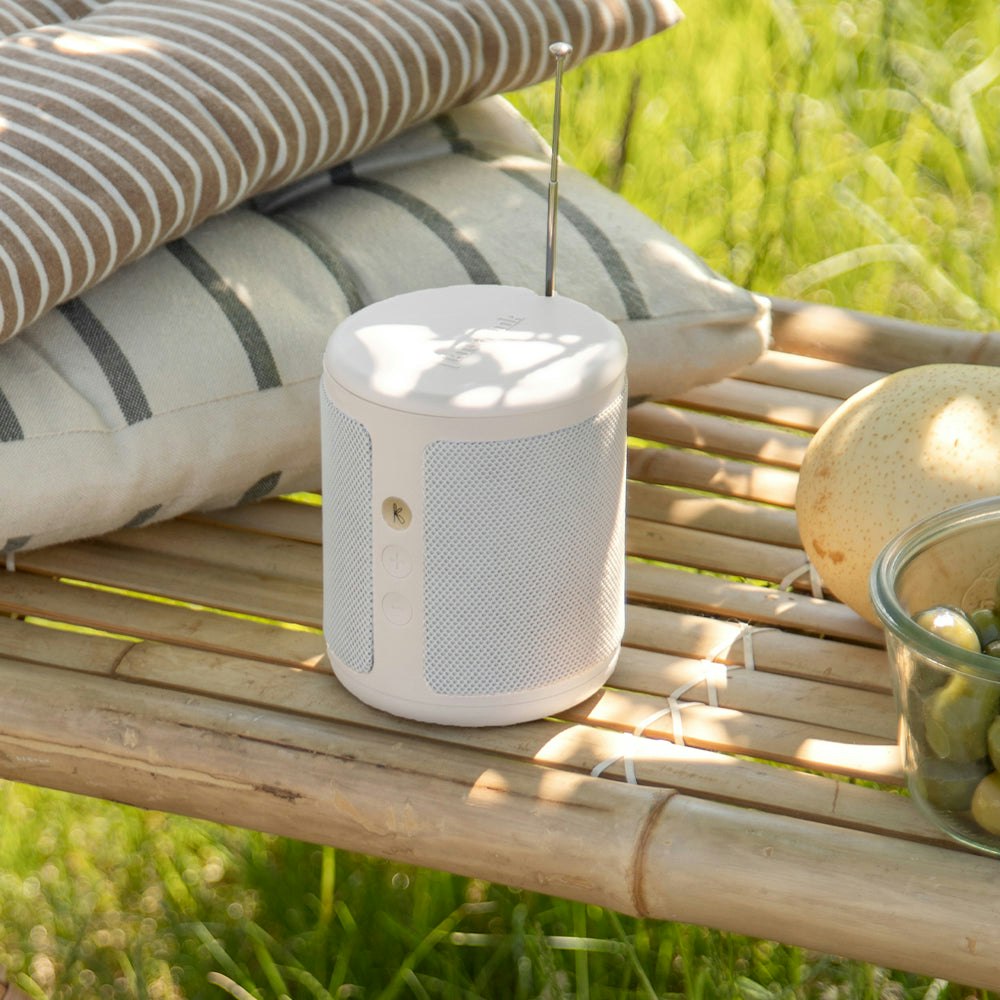 Kreafunk Dabbie Dab+/Fm Radio W/ Bluetooth - Soft White