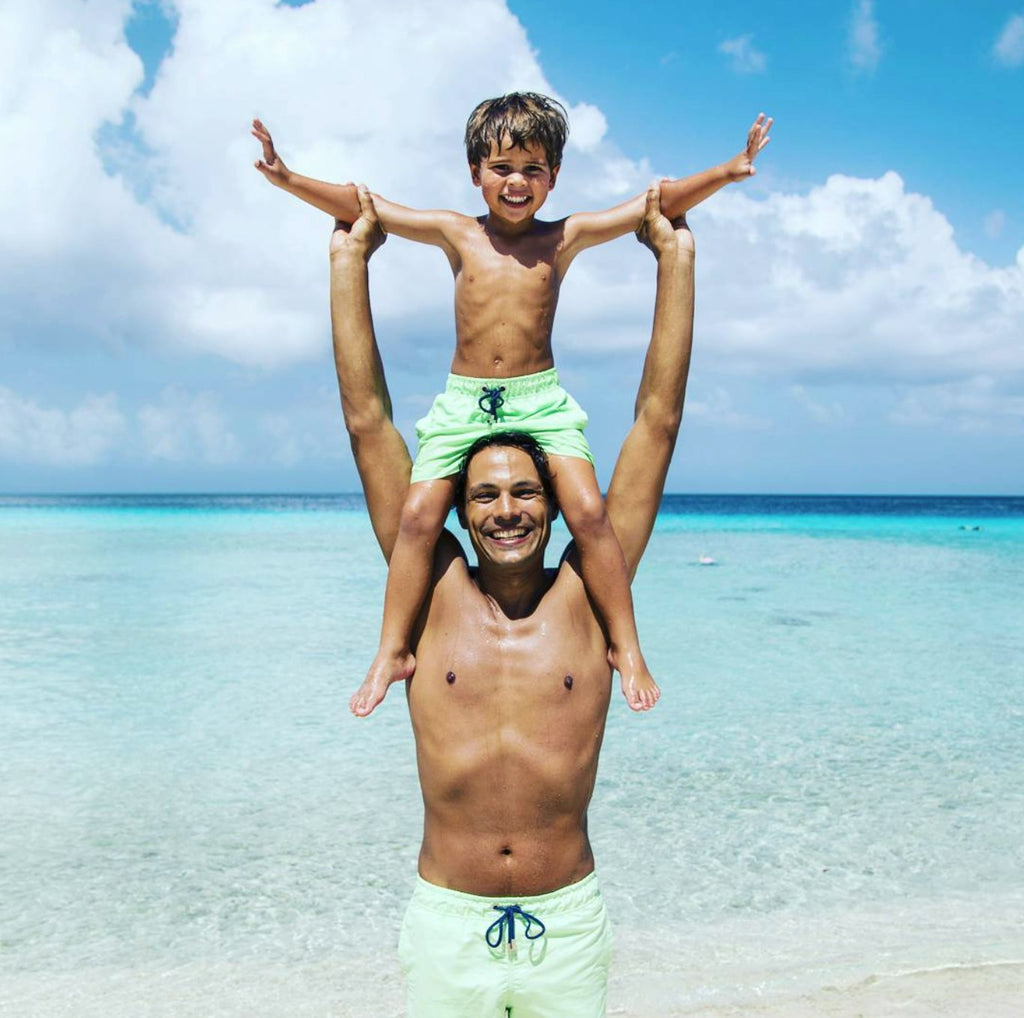 Santorini Swim Shorts Green