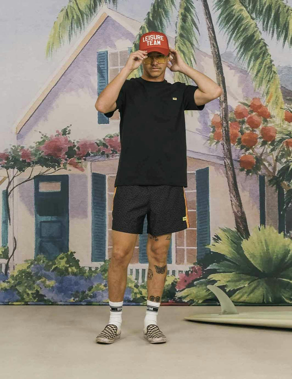 Black Cat Swim Short